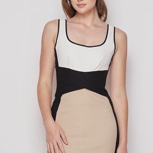 Women's Size 9 black and tan party dress